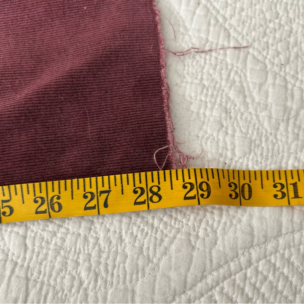 DEAR JOHN high rise corduroy 5 pocket pants. Mulberry color, size 26. Flare leg. - Picture 13 of 16